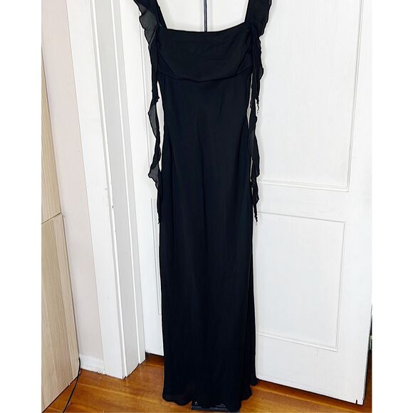 Princess Polly LANAI MAXI DRESS BLACK Size 4 Nwot - Picture 2 of 10